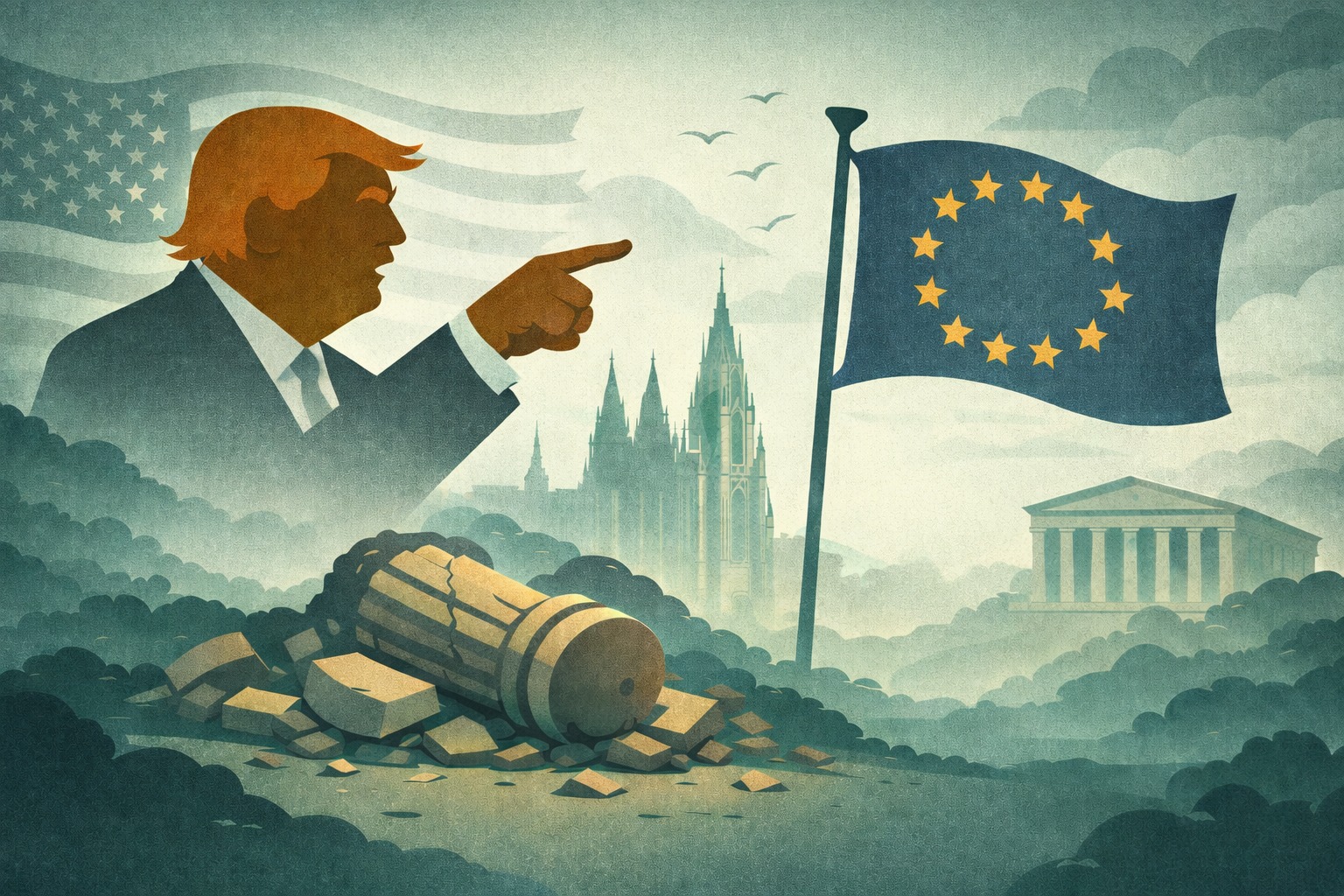 L’Europa deve respingere le assurde accuse di ‘cancellazione della civiltà’ da parte di Trump, ma ha urgentemente bisogno di una propria strategia